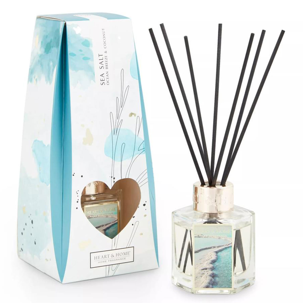 Diffuseur  btons Heart and Home - Brise Marine et coco