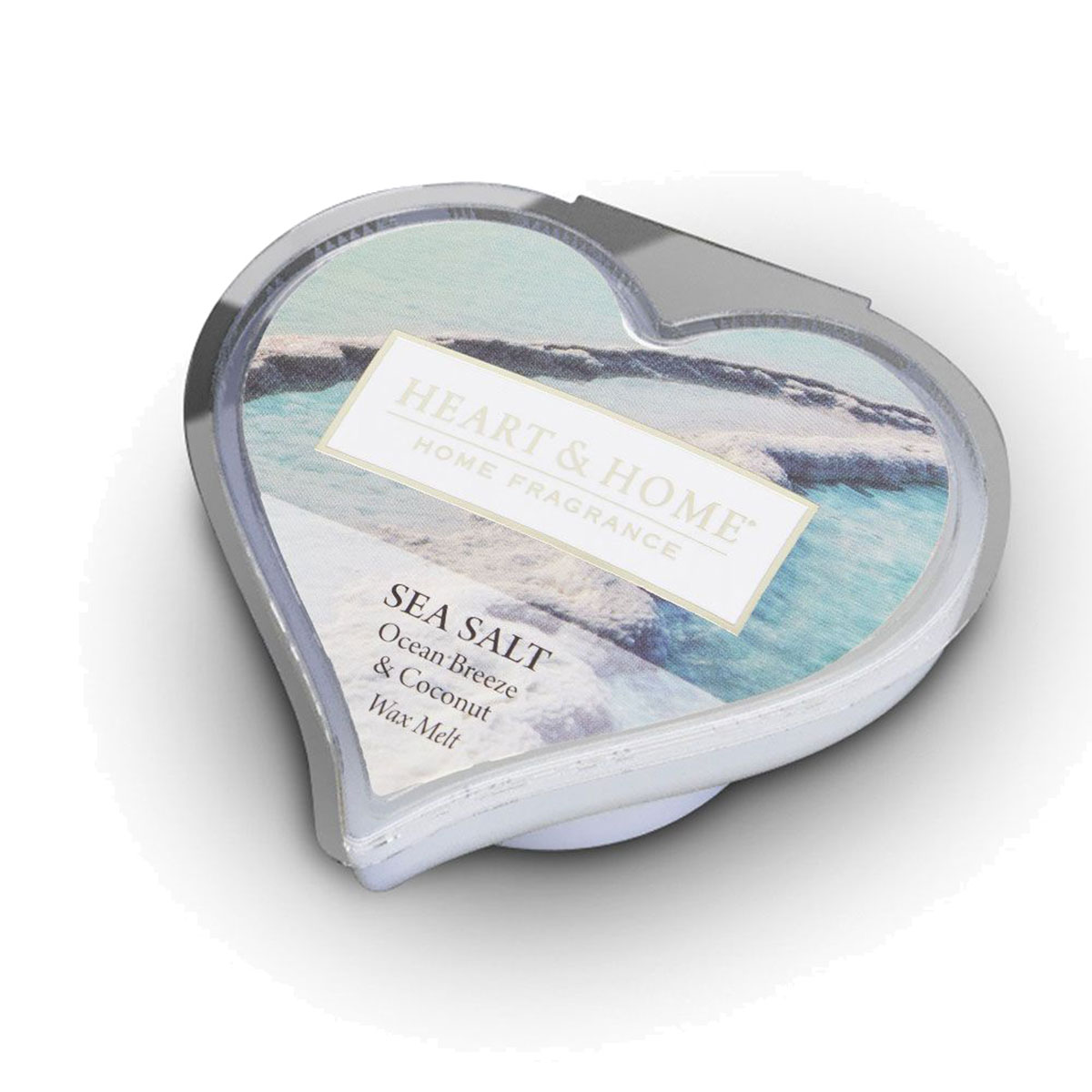 Galet  faire fondre Heart and Home - sels marins - 12 heures