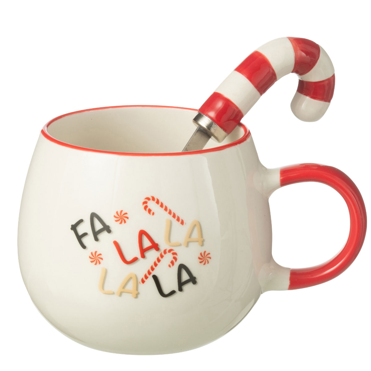 Set cadeau mug et cuillre Candy Cane