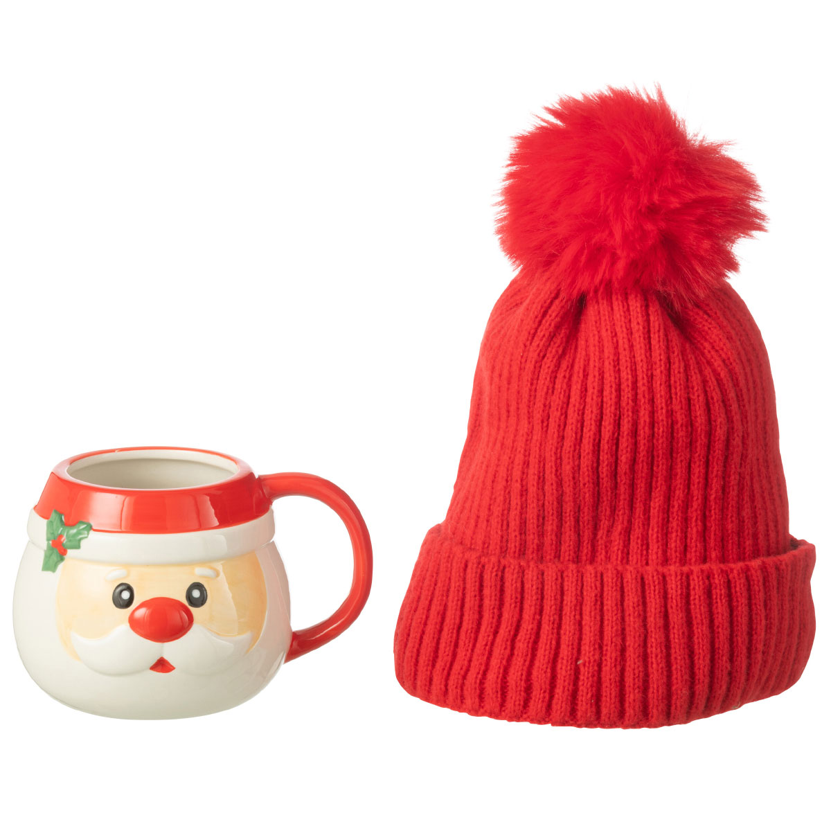 Set cadeau mug Pre Nol et bonnet - Nol