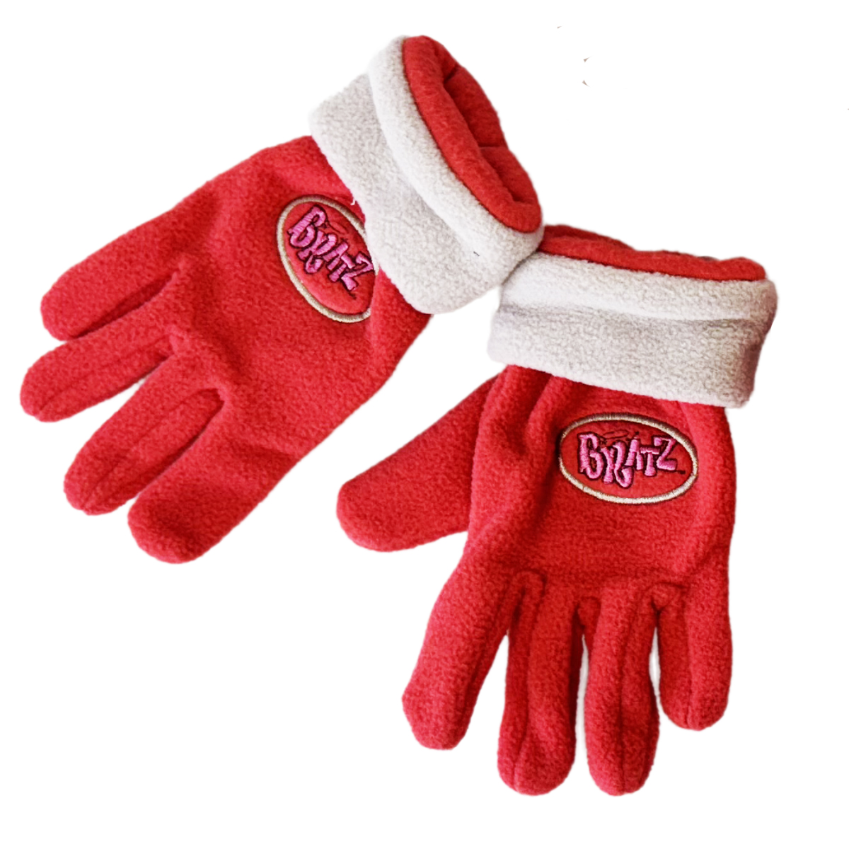 Set casquette charpe gants Bratz rouge taille 56-58 cm