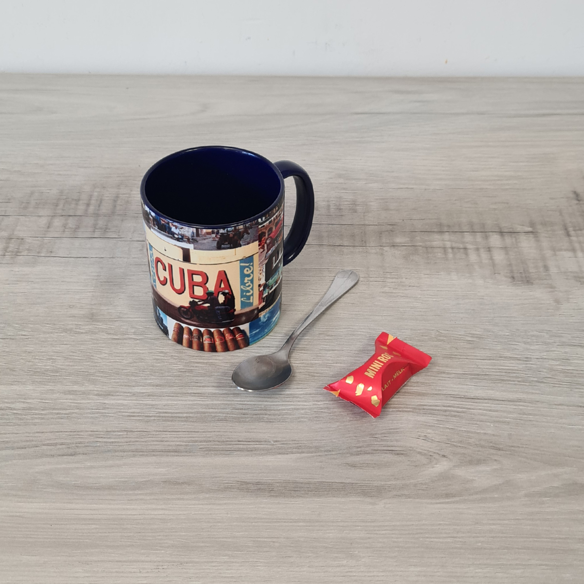 Mug Cuba libre bleu par Cbkreation