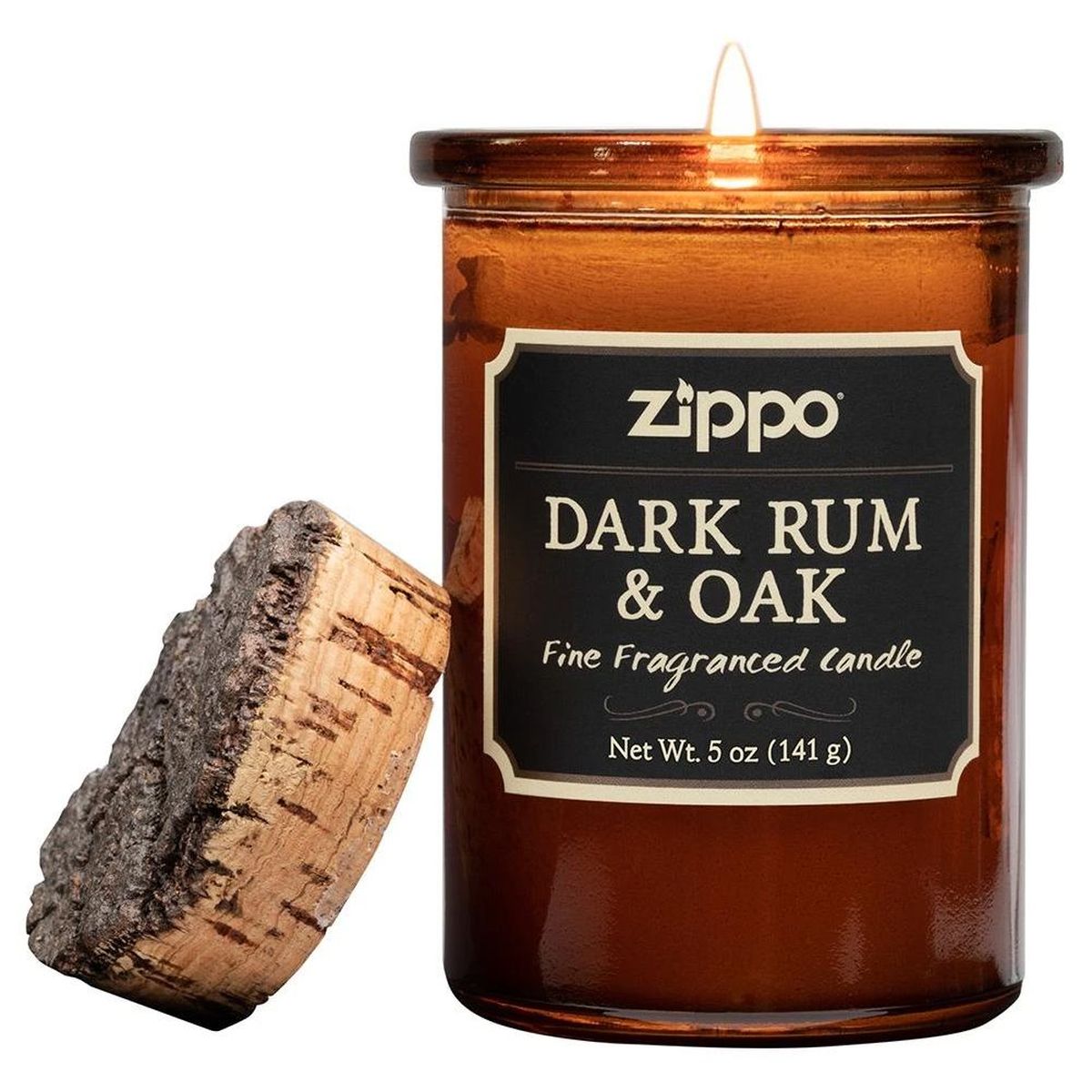 Bougie parfume Dark Rum et Oak par Zippo - Fabrique aux USA