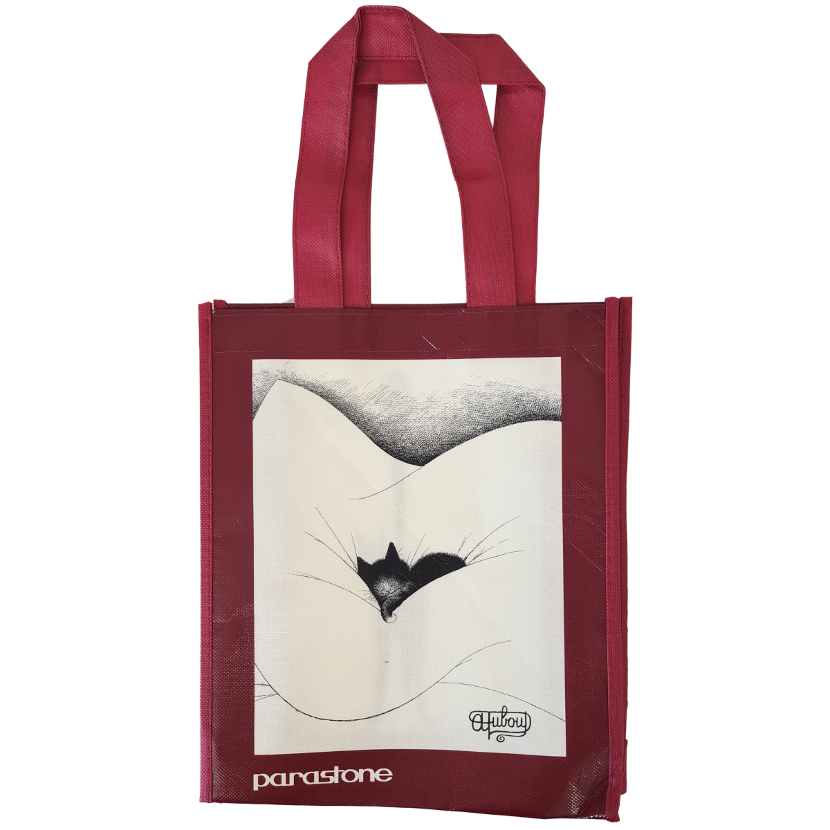 Petit sac cabas  provisions Les Chats de Dubout 30 x 25 cm