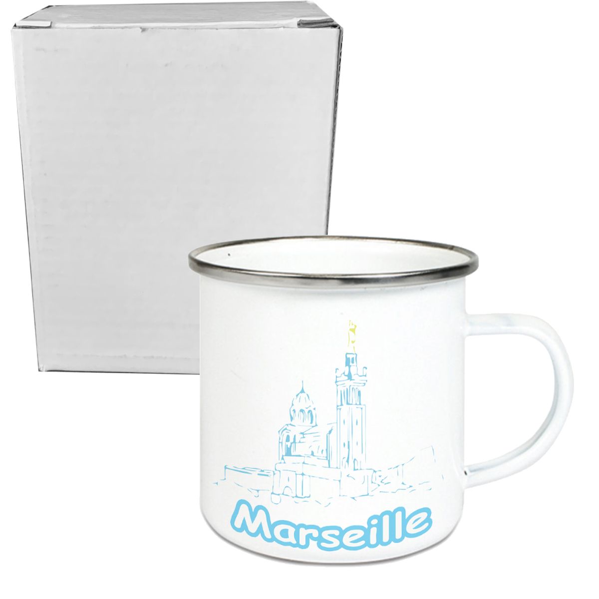 Mug en acier maill Marseille