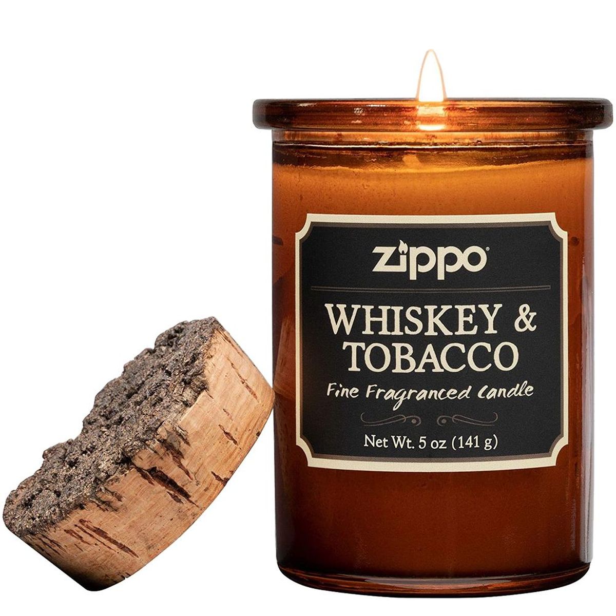 Bougie parfume Whiskey et Tobacco par Zippo - Fabrique aux USA