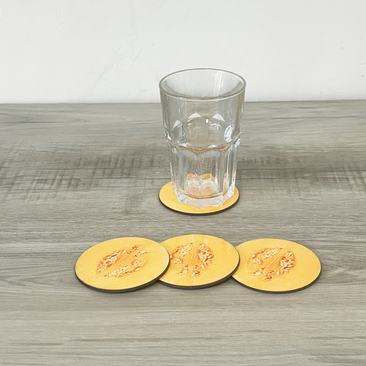 Dessous de verres Fruits by Cbkreation par 4 - melon