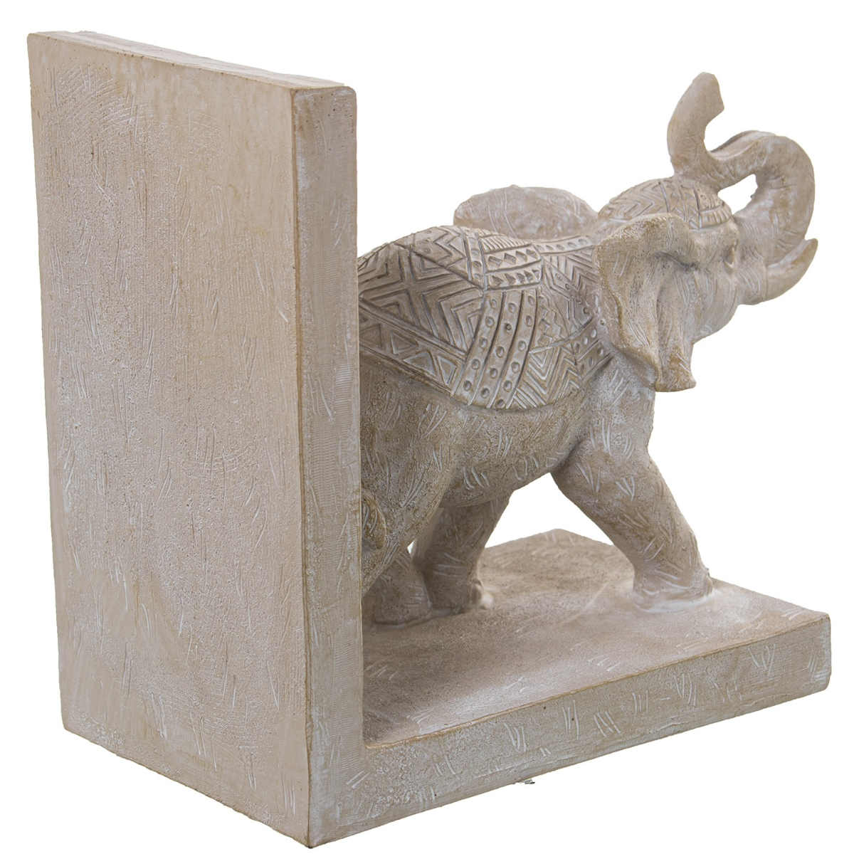 Serre-livre lphants en Rsine Beige