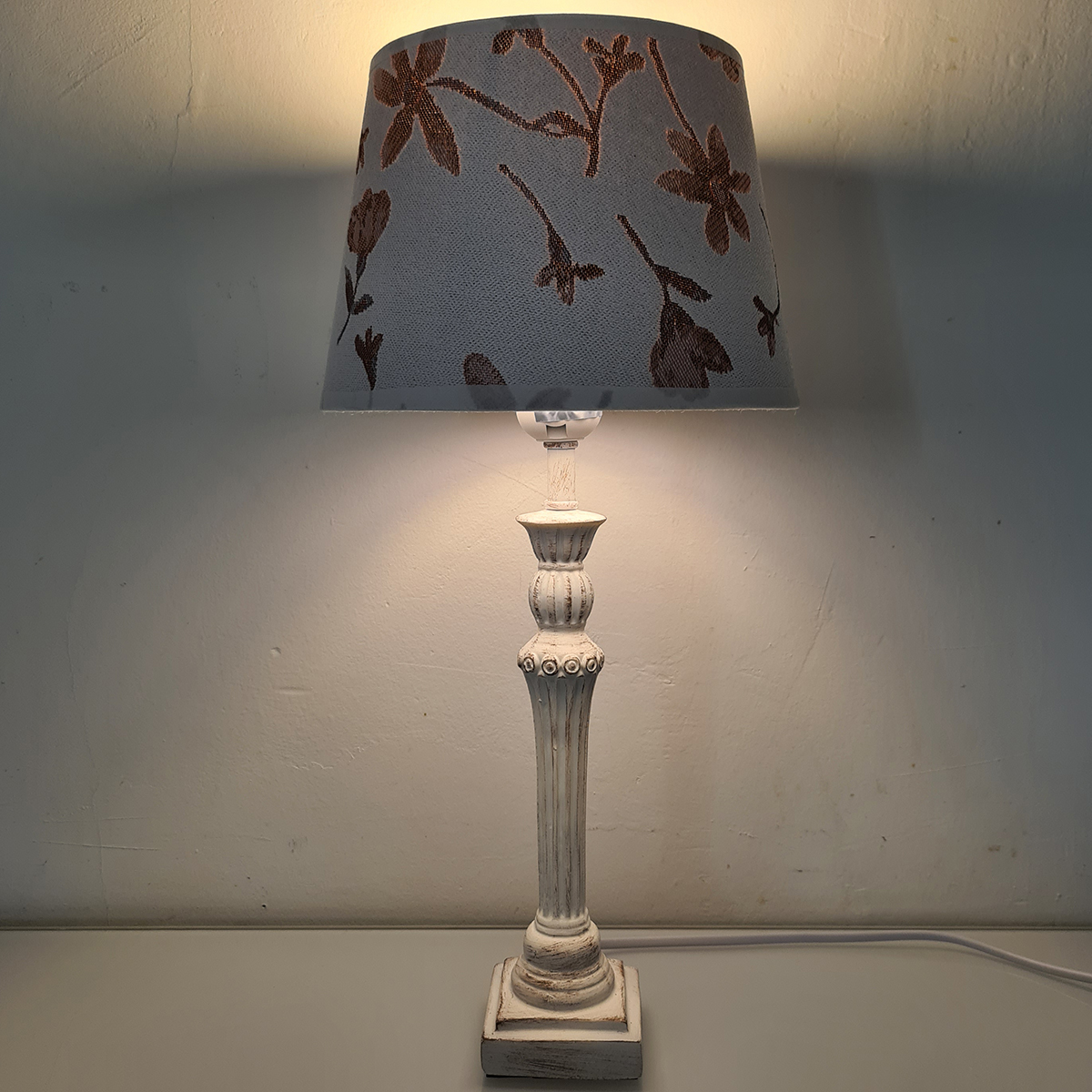 Lampe  poser florale 43 cm