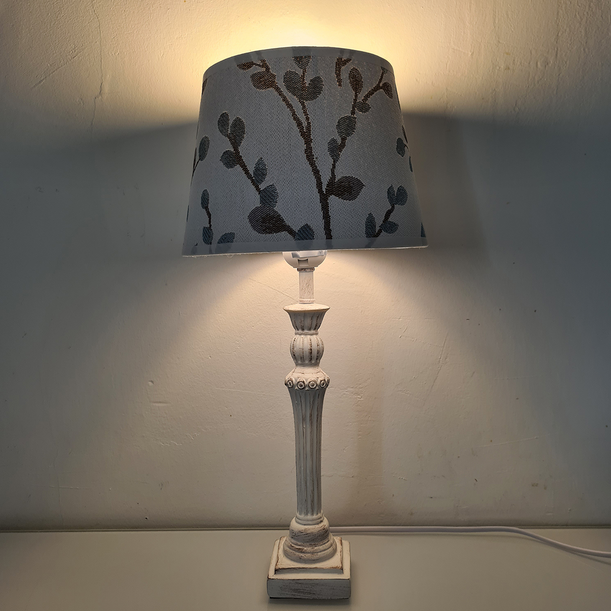 Lampe  poser florale 43 cm