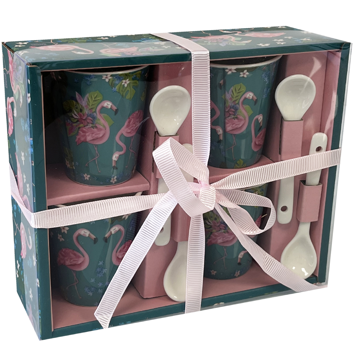 Coffret expresso Le flamant rose de Michelle Allen