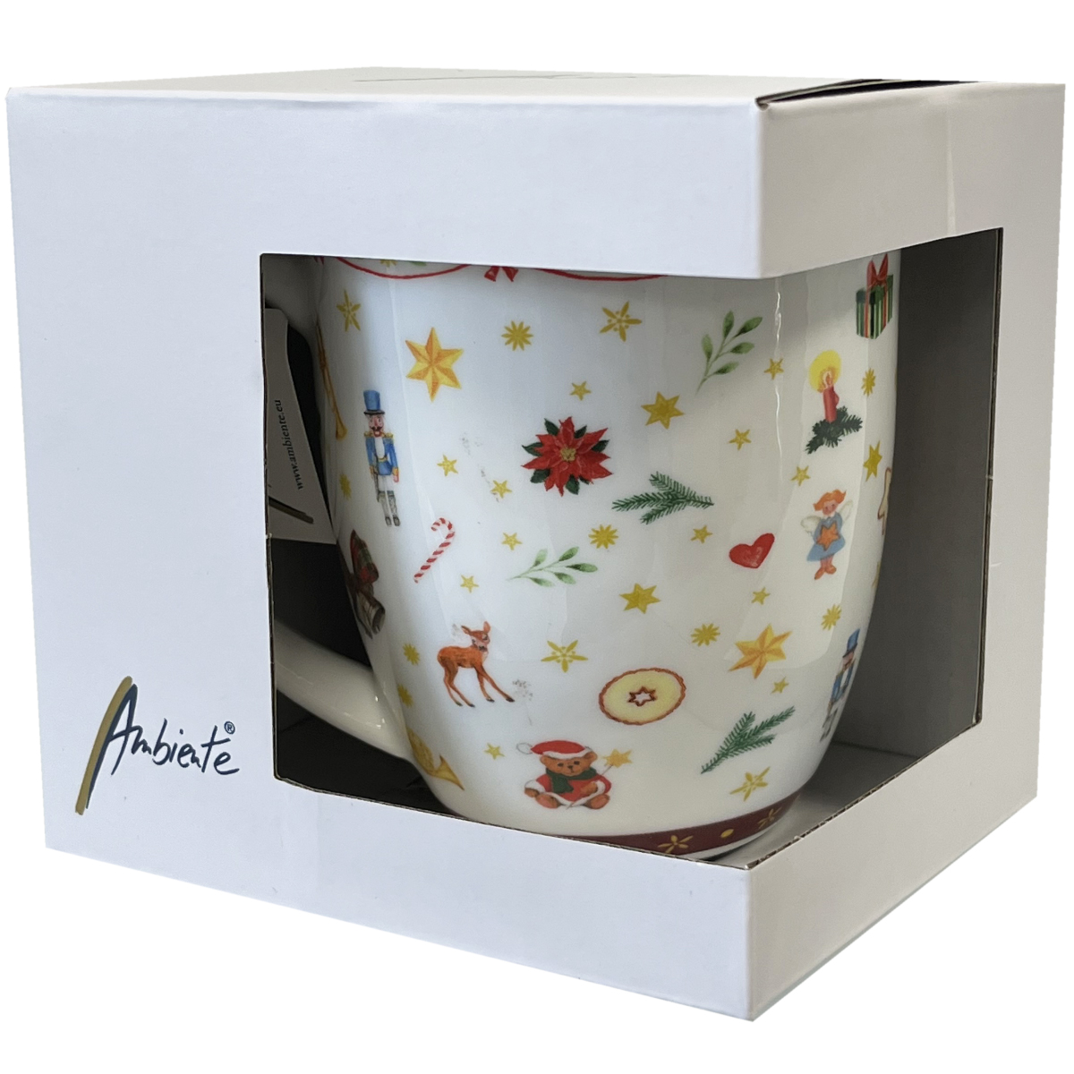 Mug en Porcelaine fine dcoration de Nol