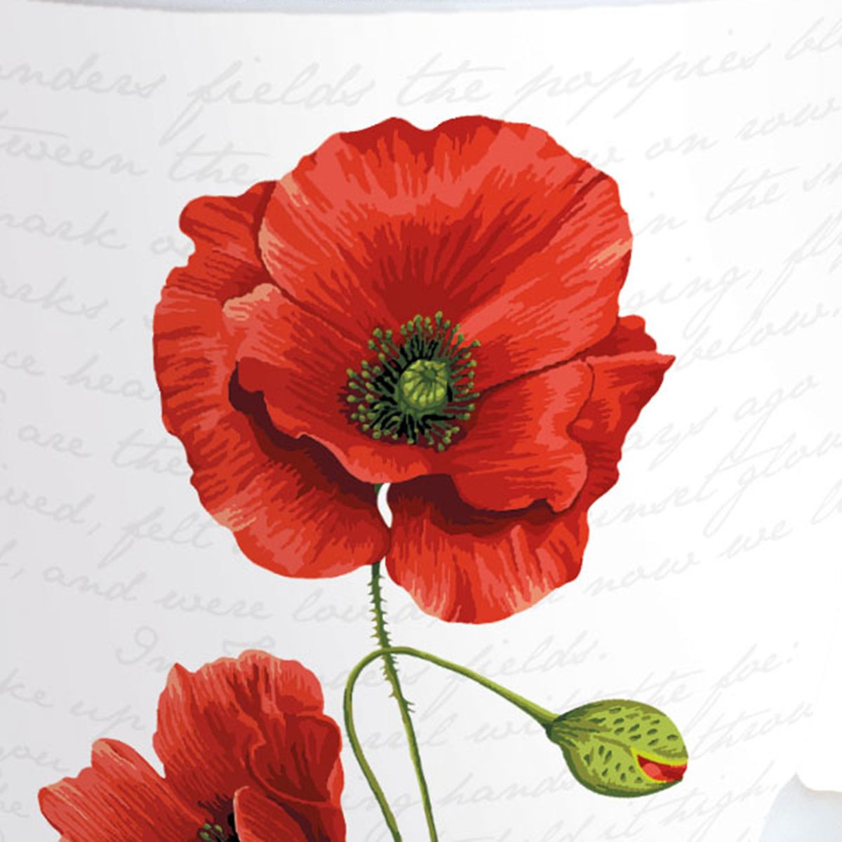 Mug en Porcelaine fine - Coquelicots