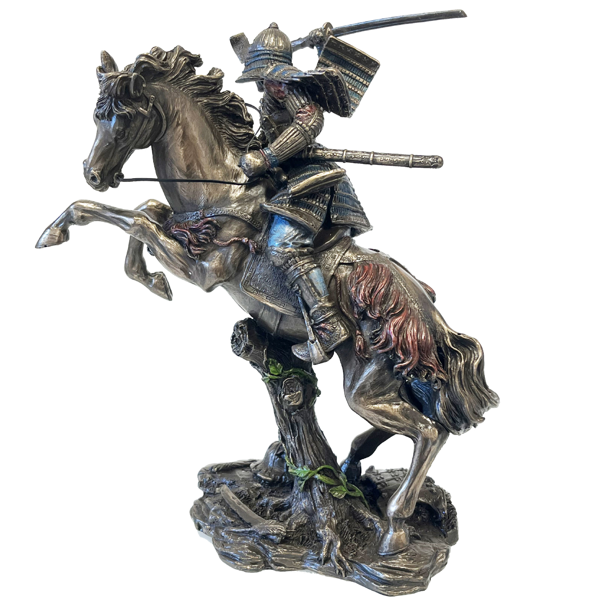 Figurine Guerrier Samoura  cheval - Veronese Design