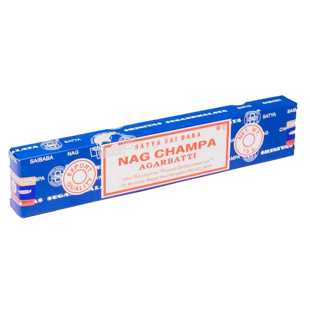 12 Boites d'Encens Nag Champa Satya Nag Argabatti