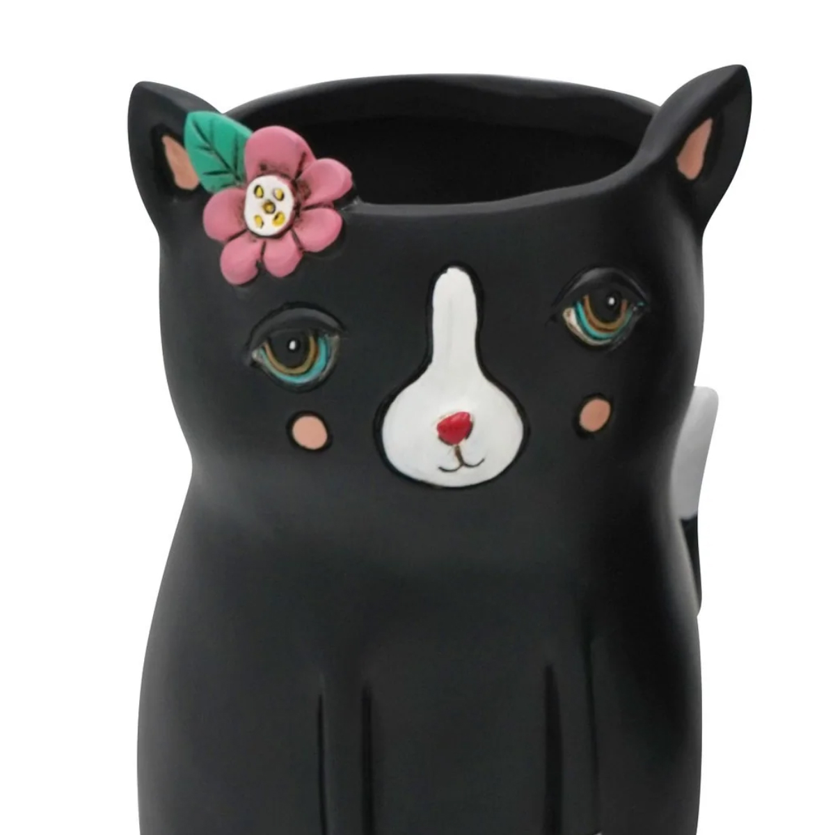 Cache pot en Rsine Par Allen Designs - Petit Chat Pretty Kitty