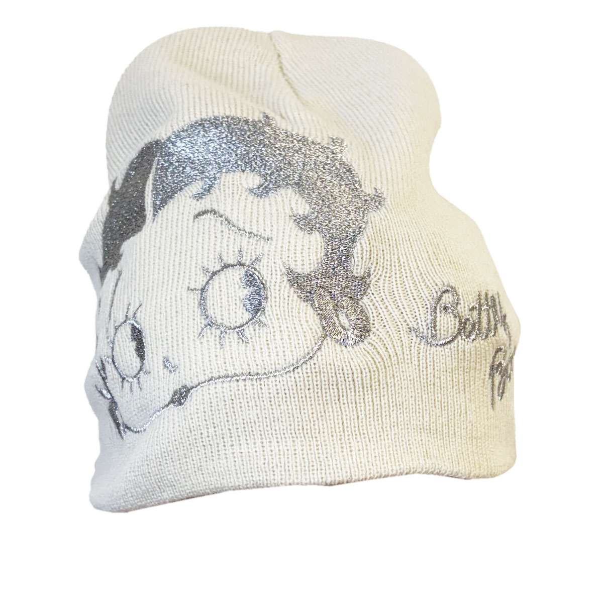 Set Bonnet et Gants Betty Boop beige 6-12 ans