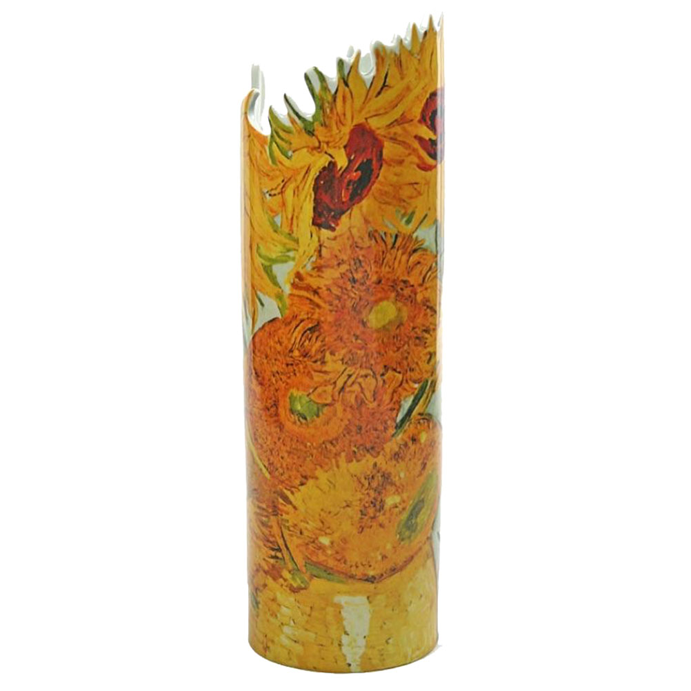 Vase Silhouette d'Art - Tournesols de Vincent Van Gogh 22 cm