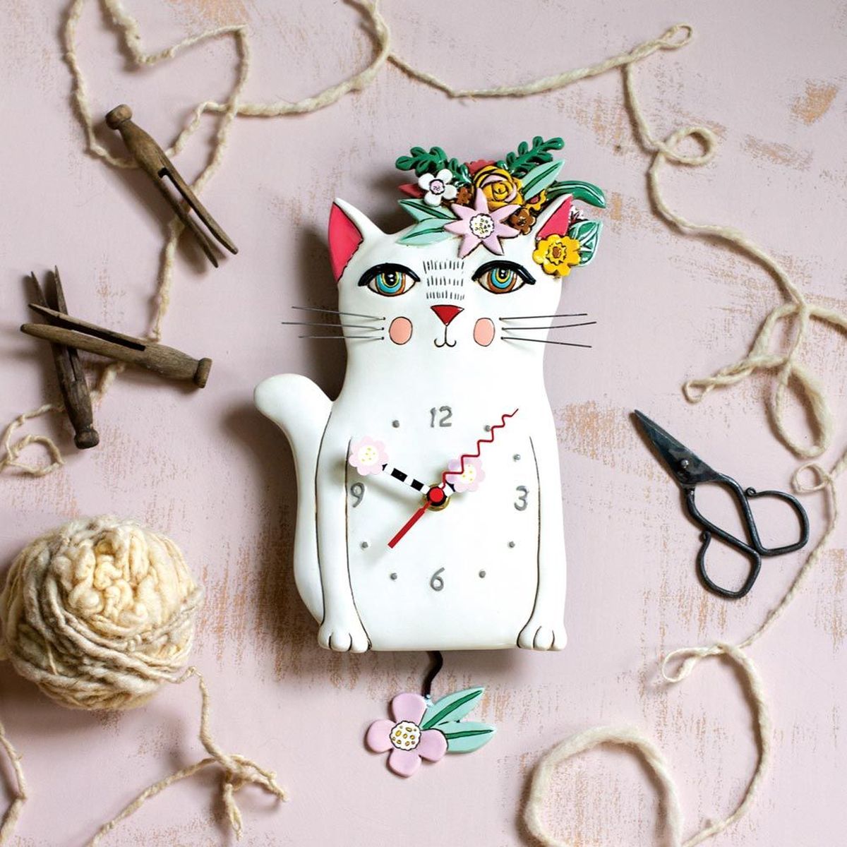 Horloge Allen Designs Pretty Kitty