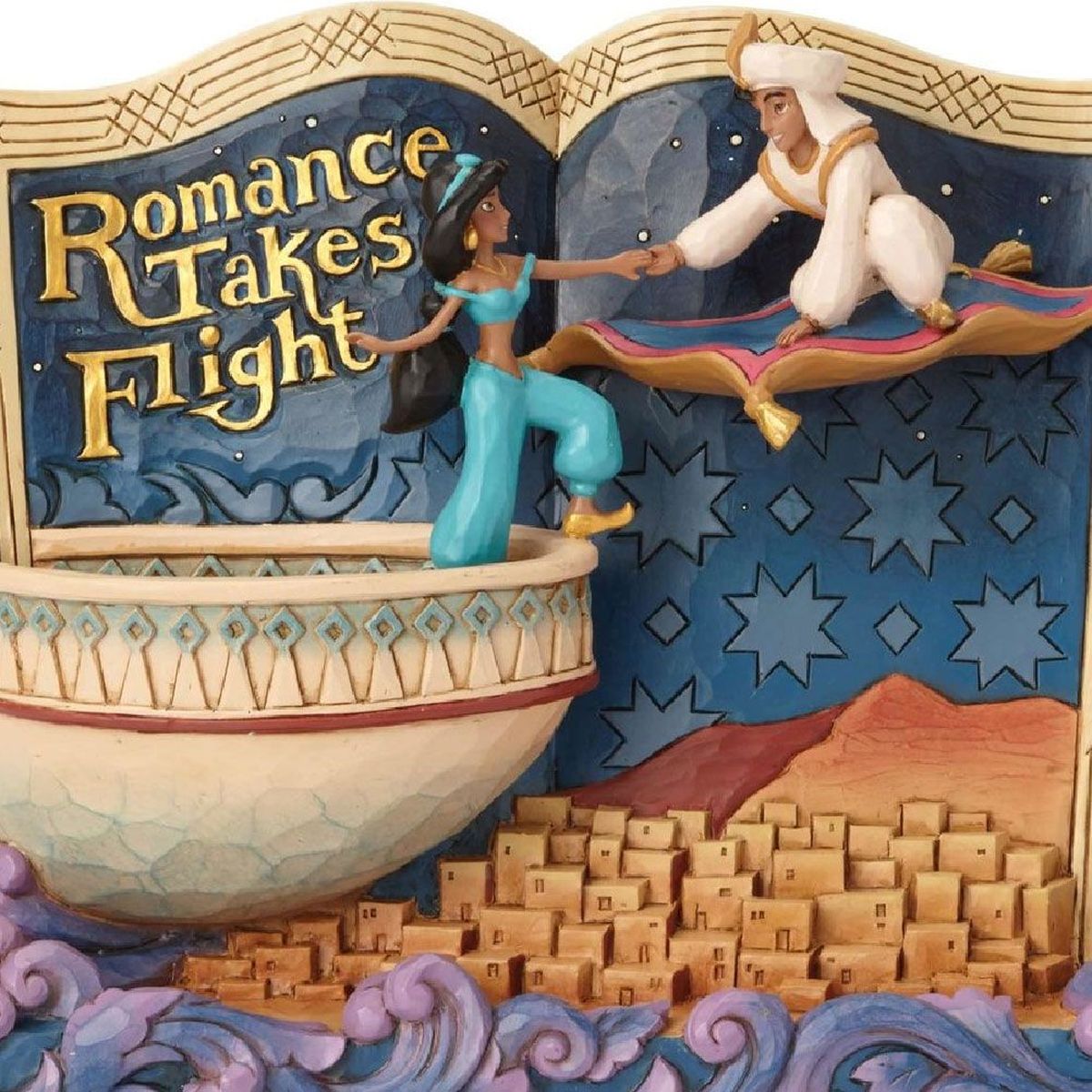 Figurine Jasmine et Aladdin Disney Traditions