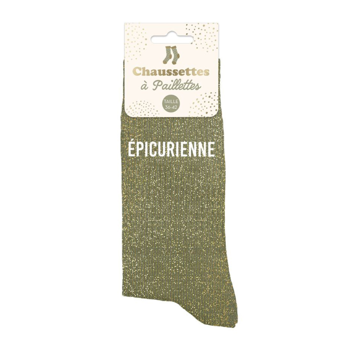 Paire de chaussettes  paillettes Epicurienne