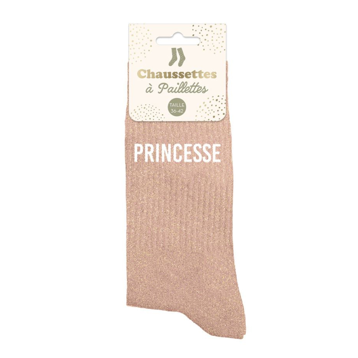 Paire de chaussettes  paillettes princesse