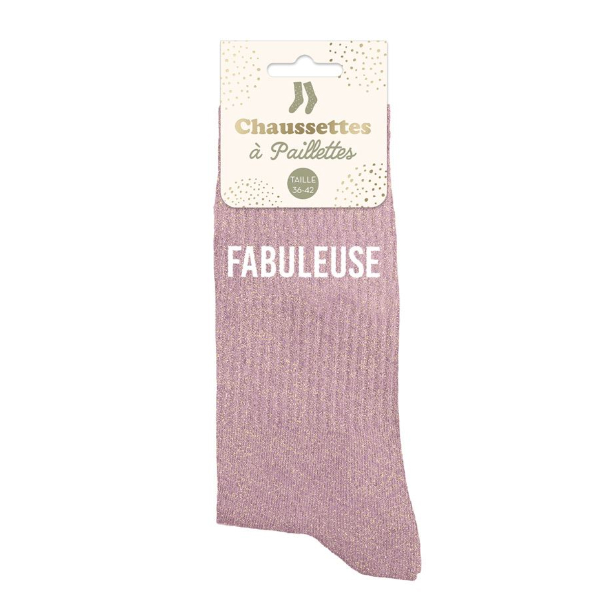 Paire de chaussettes  paillettes Fabuleuse