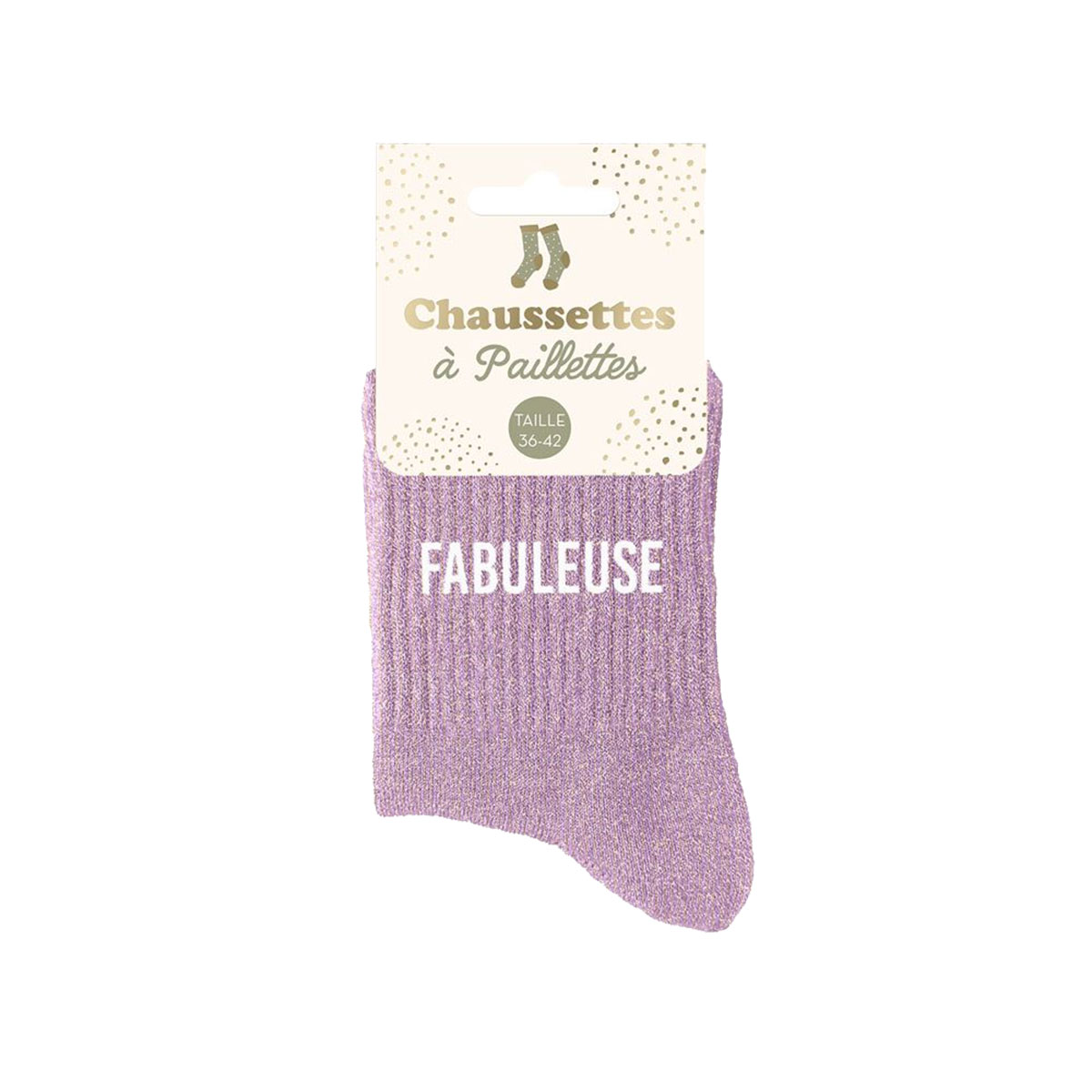 Paire de chaussettes  paillettes Fabuleuse