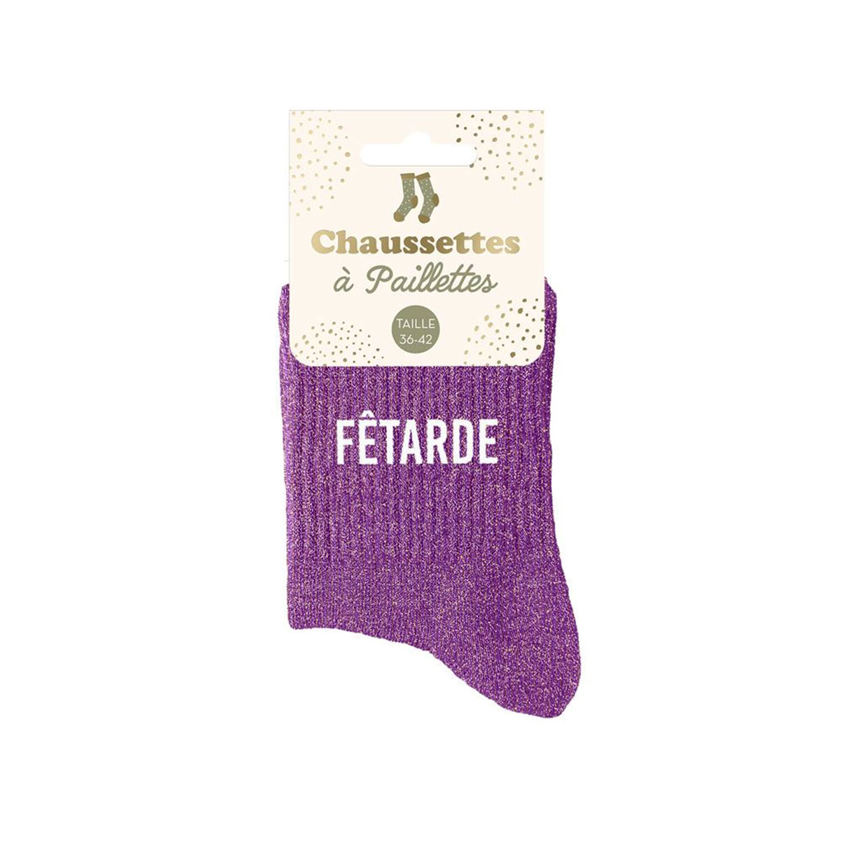 Paire de chaussettes  paillettes Ftarde