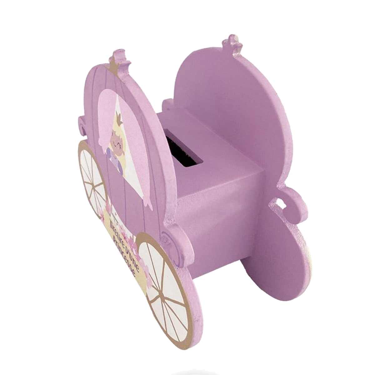 Tirelire pour enfant carrosse de princesse parme