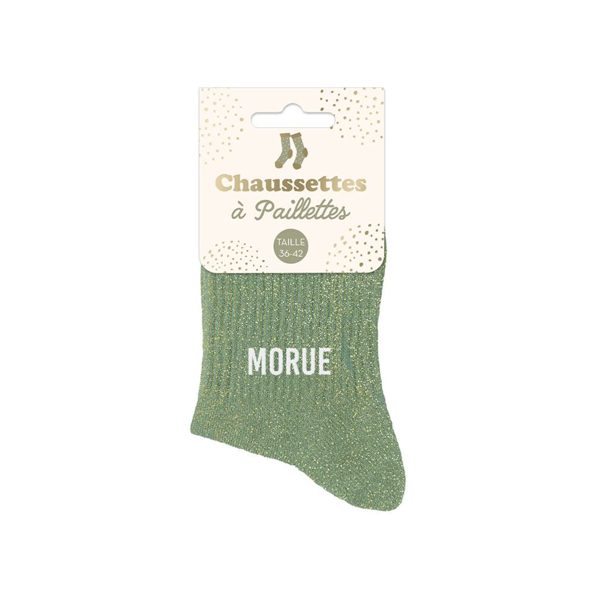 Paire de Chaussettes Pailletes Morue