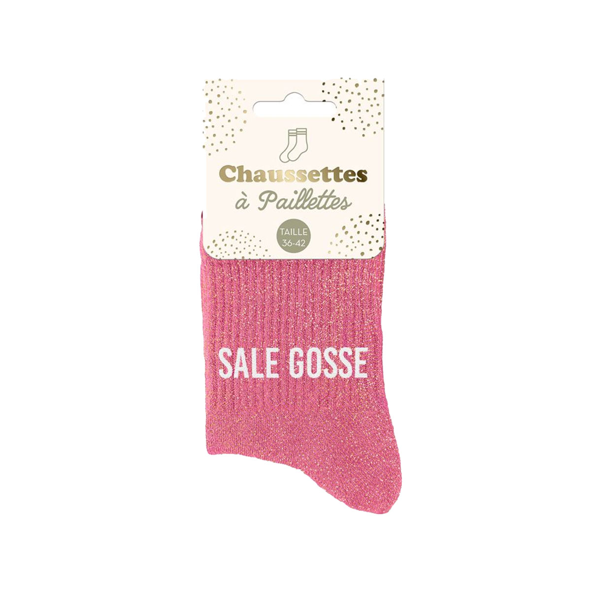 Paire de Chaussettes Pailletes Sale Gosse