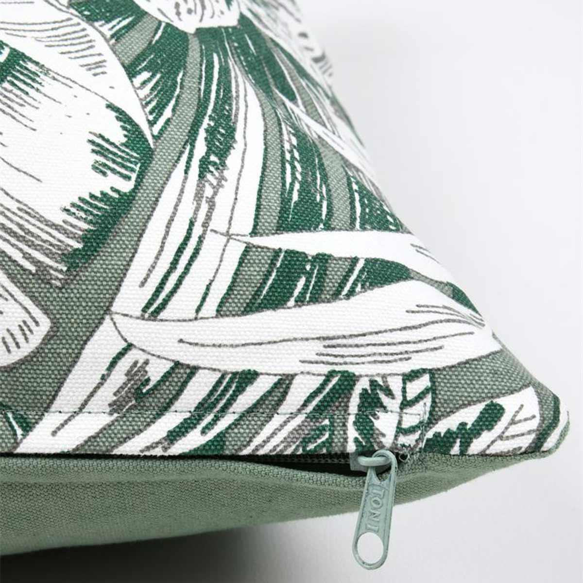 Housse de coussin en coton Amazonas vert  40 x 40 cm