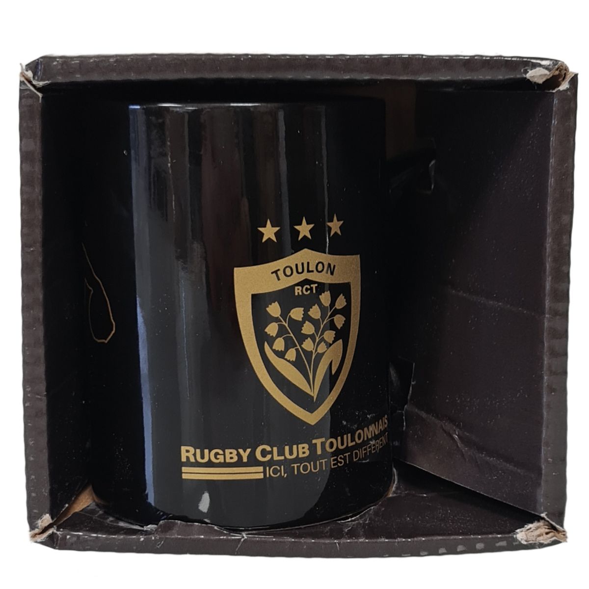 Mug RC Toulon Noir et Or