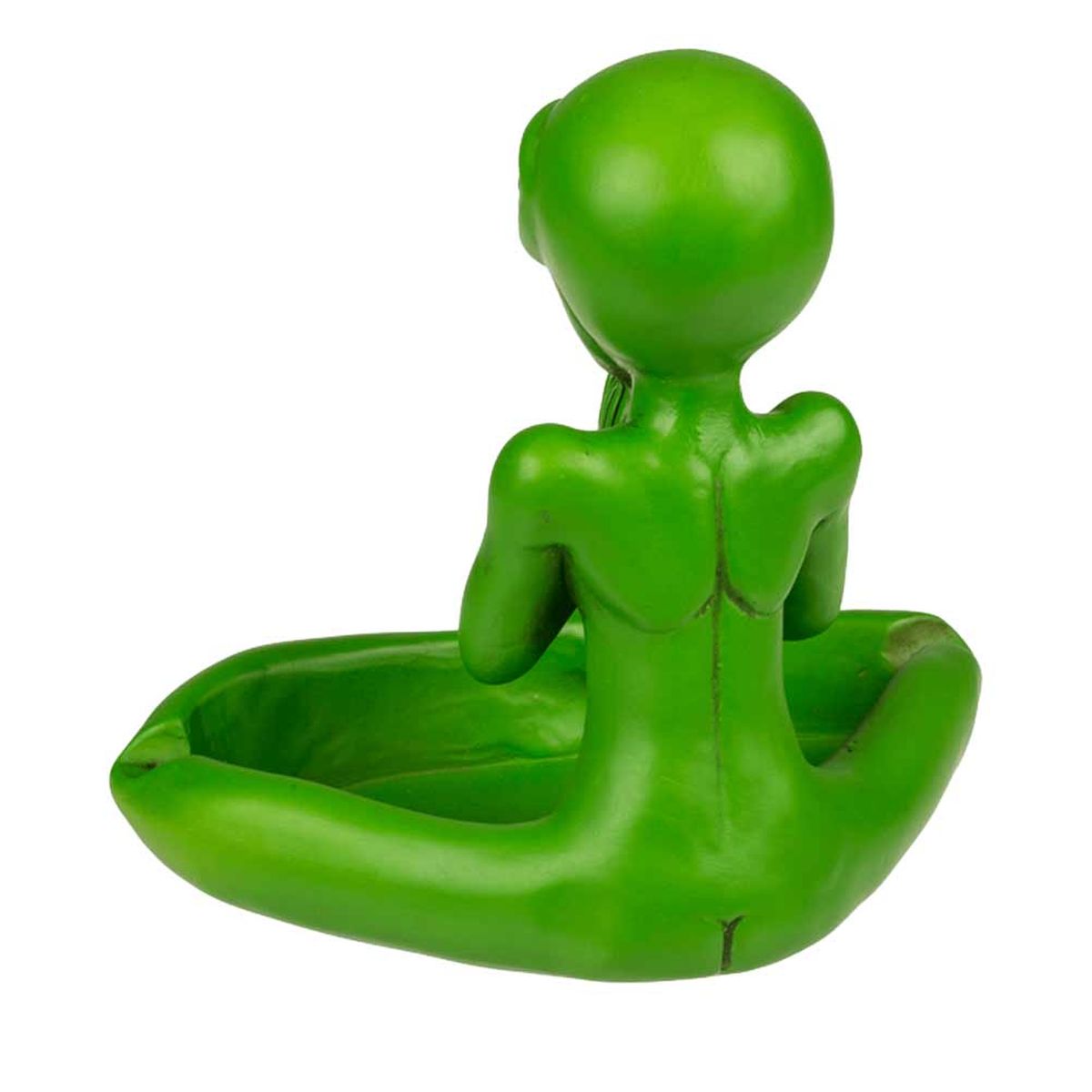 Cendrier Alien Yoga en rsine