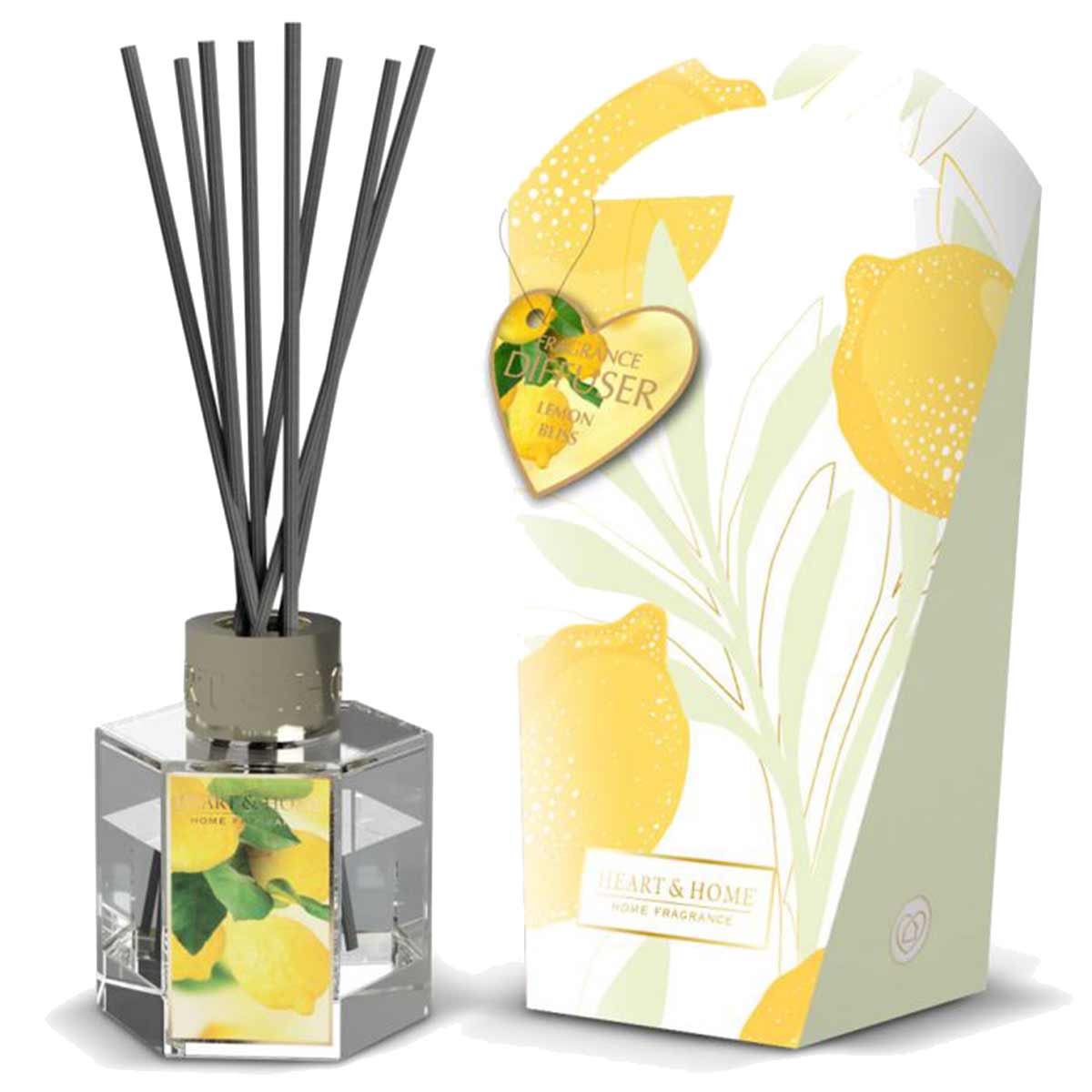 Diffuseur  btons Heart and Home - Citron d'Amalfi