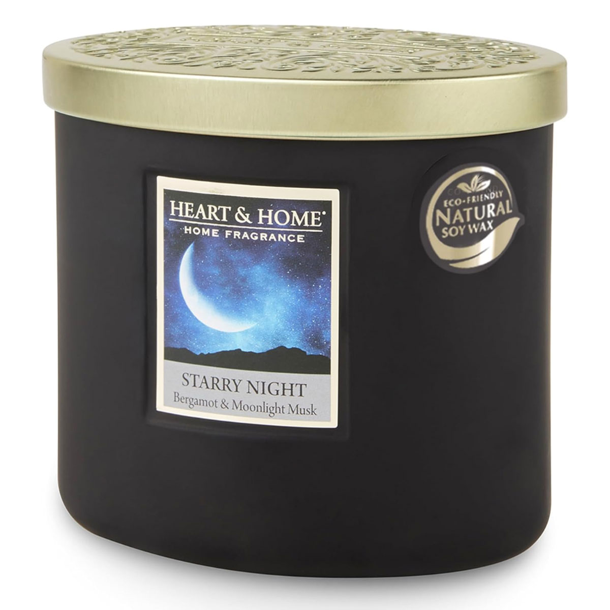 Bougie Heart and Home 40 heures - Nuit toile