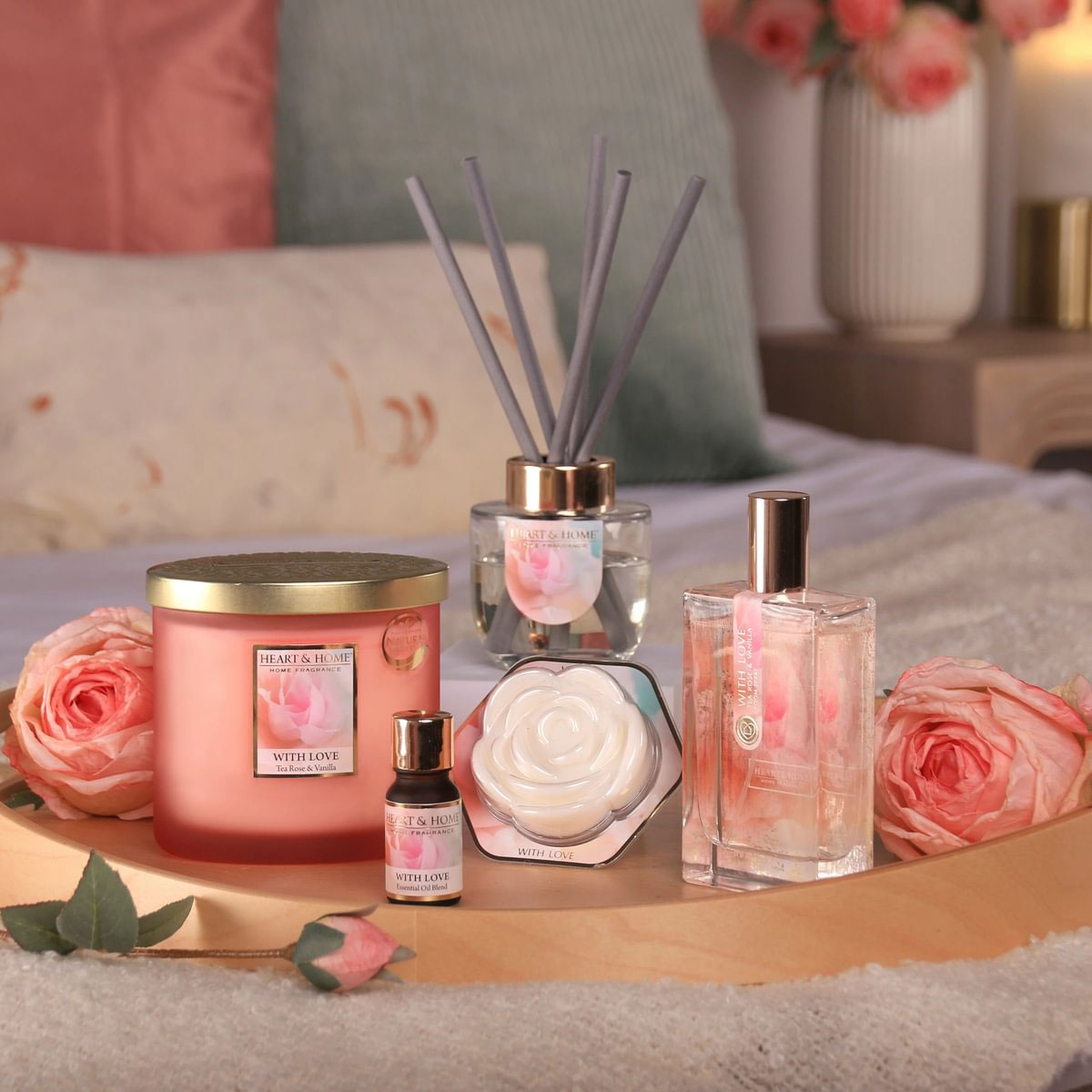 Galet parfum Heart and Home - Avec Amour