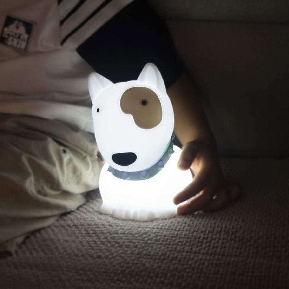 Veilleuse Led souple en silicone rechargeable - Sam le chien