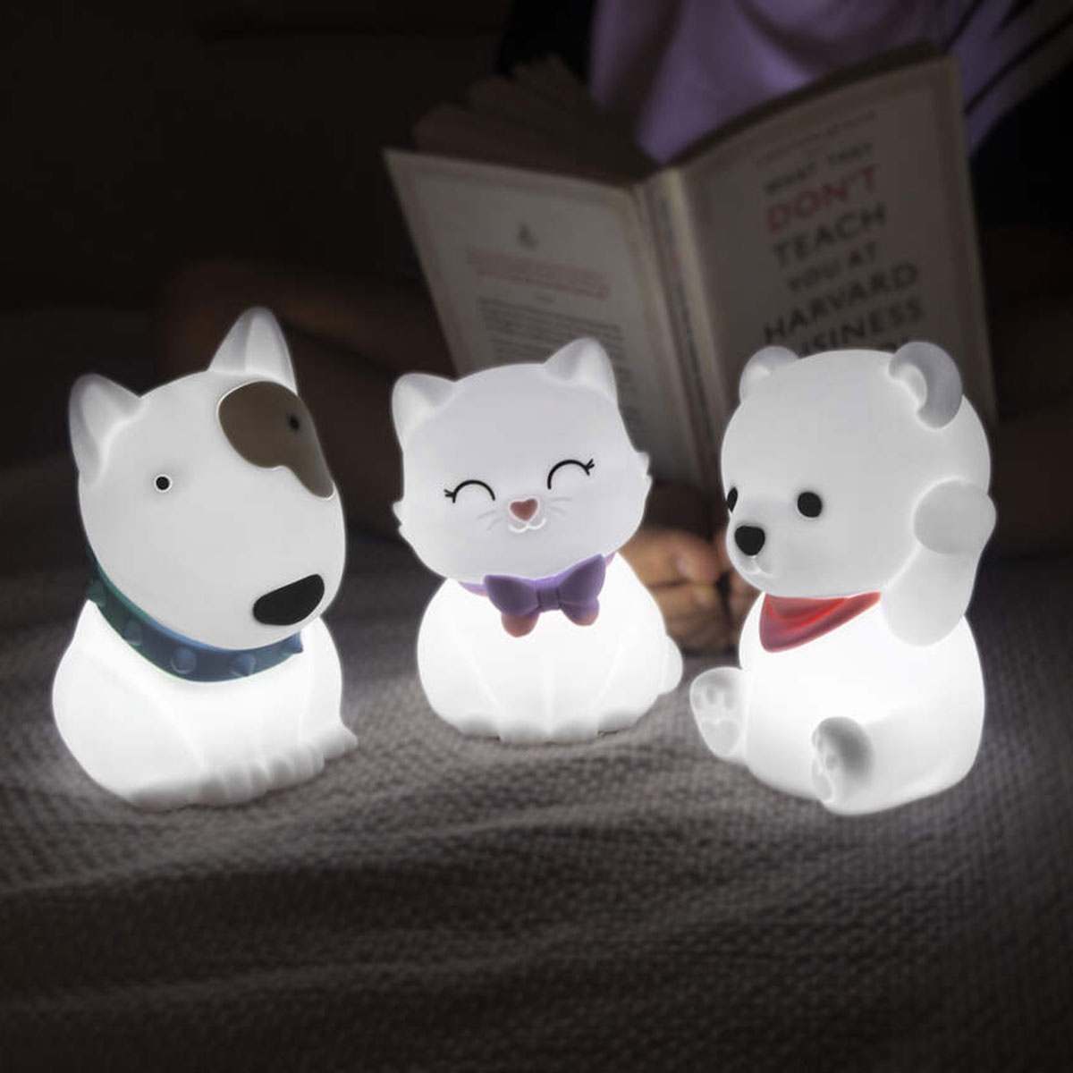 Veilleuse Led souple en silicone rechargeable - Toto l'ourson