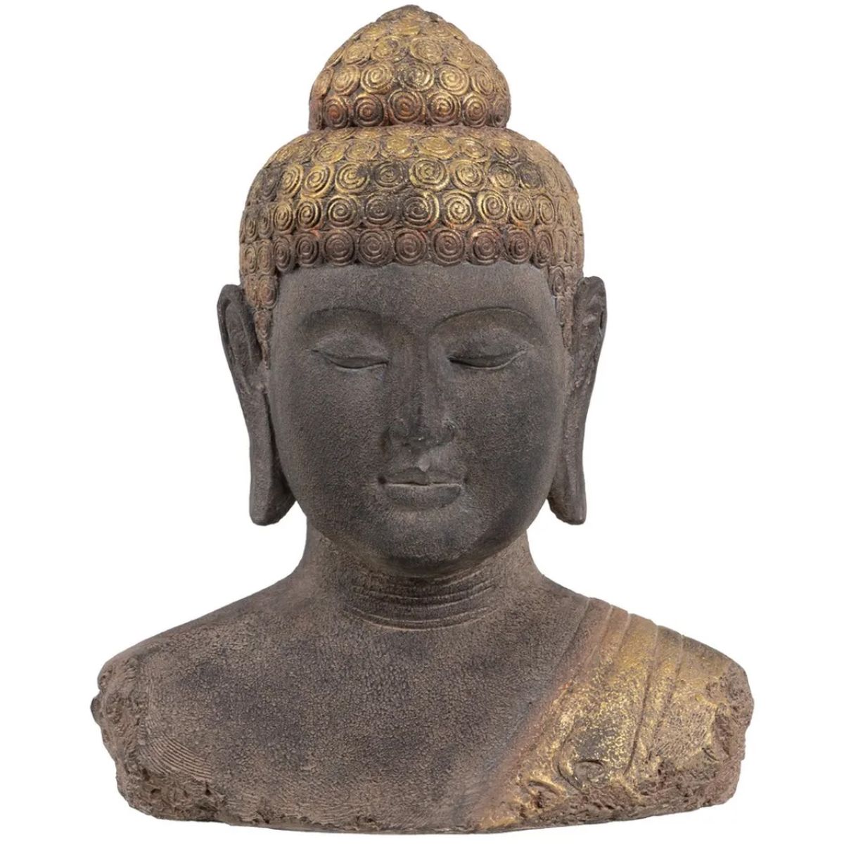 Buste de Bouddha antique 45 cm - Intrieur et Extrieur