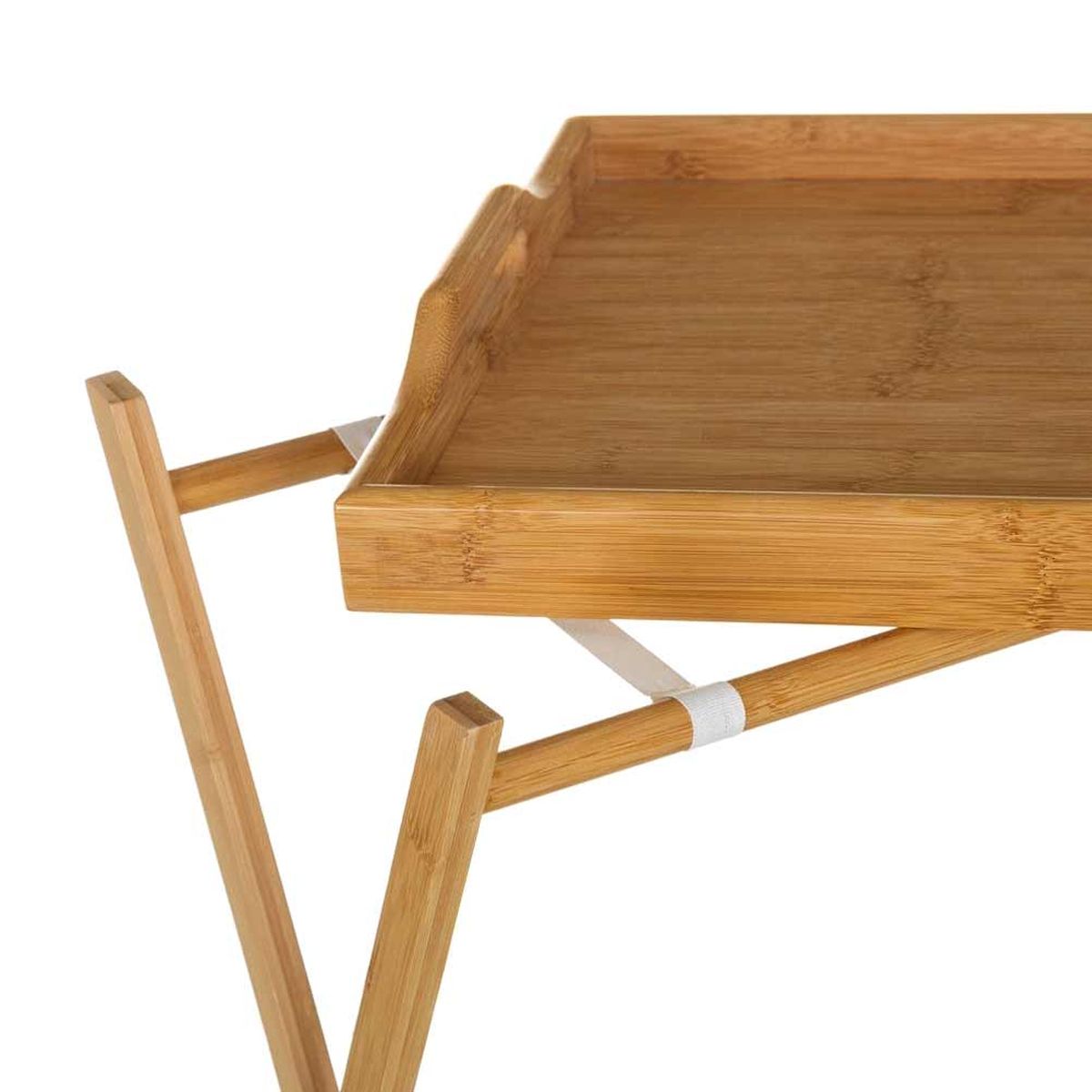 Plateau sur pieds pliables en bois - 62 cm