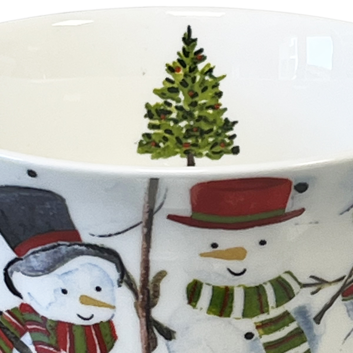 Mug en Porcelaine fine - Bonhommes de neige