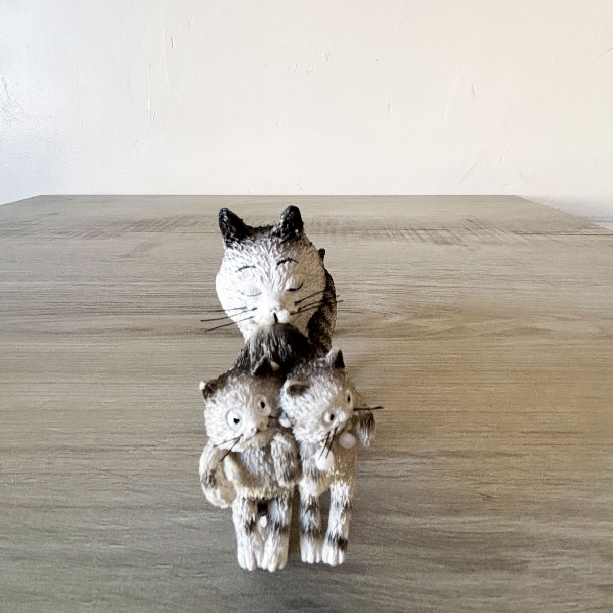 Figurine Les chats de Dubout - Maman et ses petits Modle gris