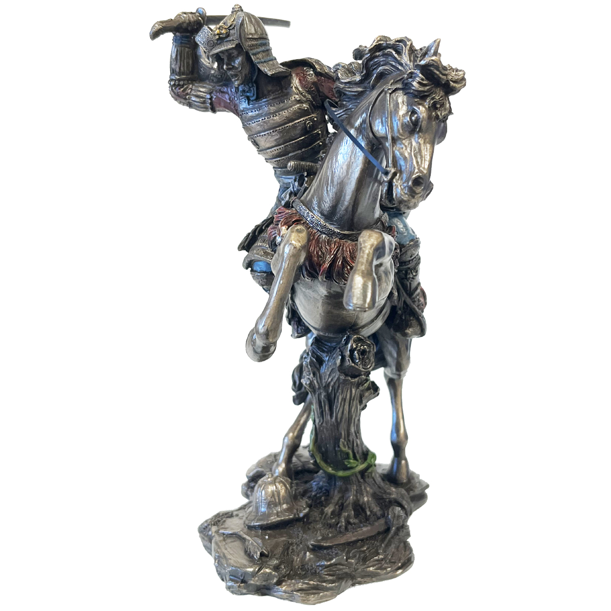 Figurine Guerrier Samoura  cheval - Veronese Design