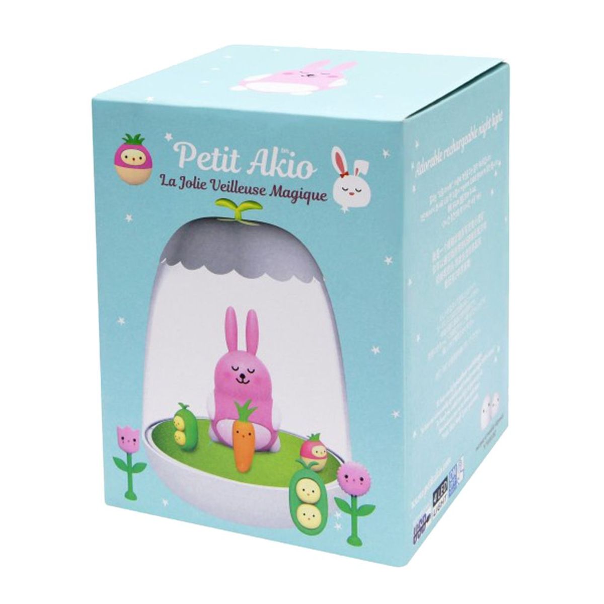 veilleuse LED Petit Akio - Rabbit - chargement USB