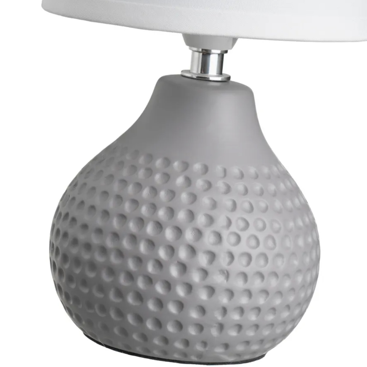 Lampe en cramique 25 cm - Modle gris