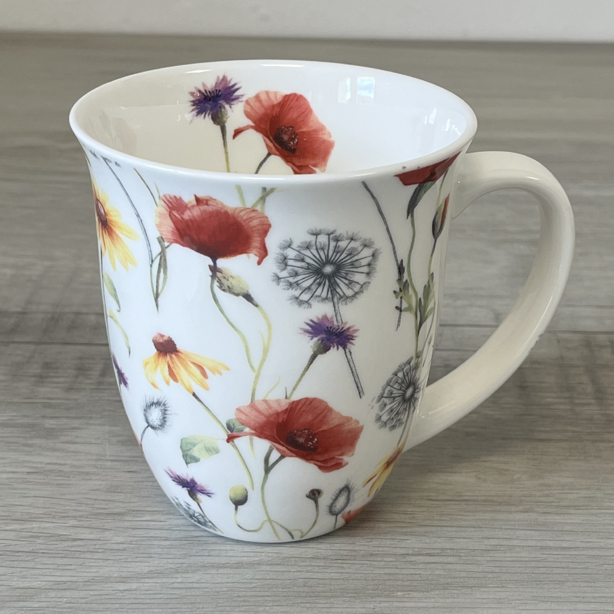 Mug en Porcelaine fine - Prairie de coquelicots