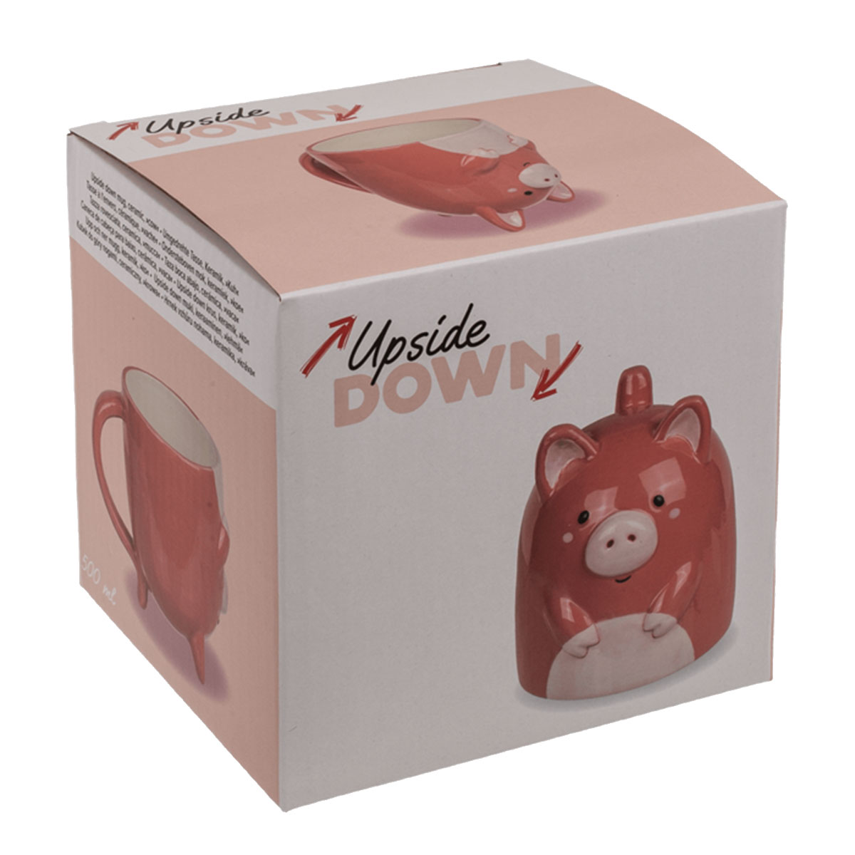 Mug cochon rose  l'envers