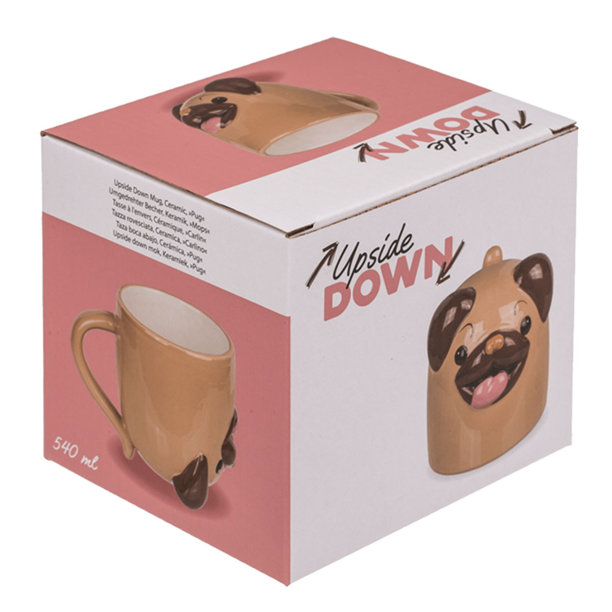 Mug chien carlin  l'envers